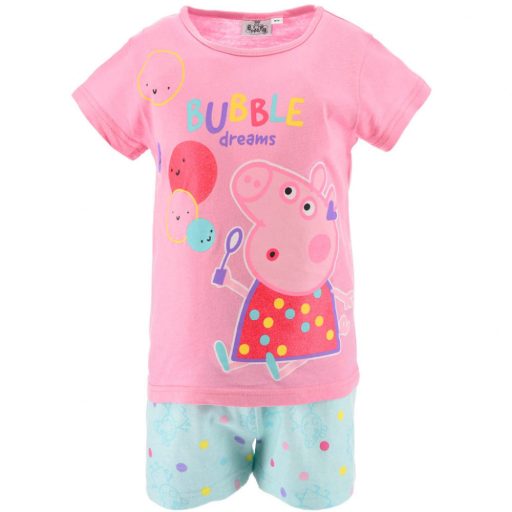 Peppa malac Bubble gyerek rövid pizsama 3 - 6 év / 98 - 116 cm