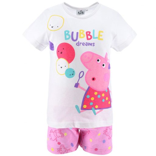 Peppa malac Bubble gyerek rövid pizsama 3 - 6 év / 98 - 116 cm