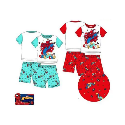 Pókember Wall Crawler gyerek rövid pizsama 3 - 8 év / 98 - 128 cm