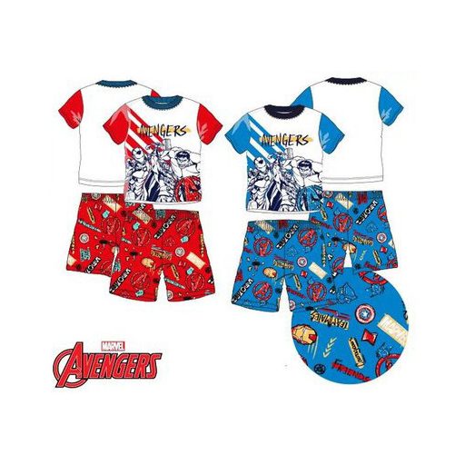Bosszúállók Snooze Force gyerek rövid pizsama 4 - 10 év / 104 - 140 cm
