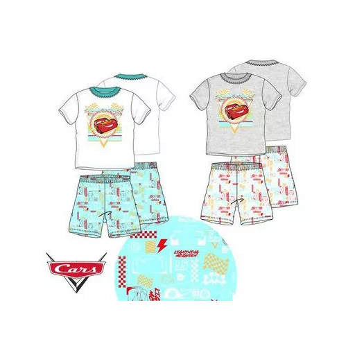 Disney Verdák Summer Race gyerek rövid pizsama 3 - 8 év / 98 - 128 cm