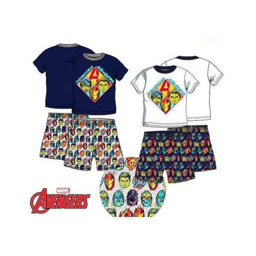Bosszúállók Incredible gyerek rövid pizsama 4 - 10 év / 104 - 140 cm