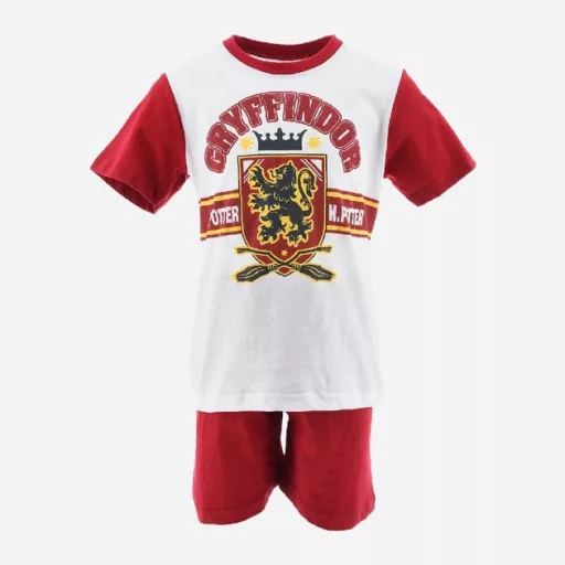 Harry Potter Gryffindor Quidditch gyerek rövid pizsama 6 - 12 év / 116 - 152 cm