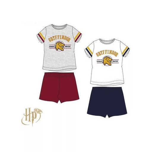 Harry Potter Gryffindor gyerek rövid pizsama 6 - 12 év / 116 - 152 cm