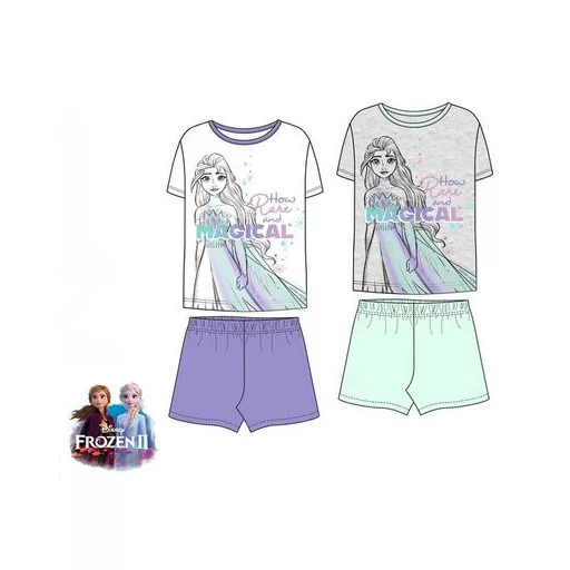 Disney Jégvarázs Magical gyerek rövid pizsama 4 - 8 év / 104 - 128 cm