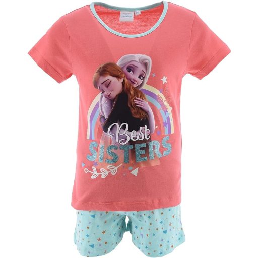Disney Jégvarázs Best Sisters gyerek rövid pizsama 4 - 8 év / 104 - 128 cm