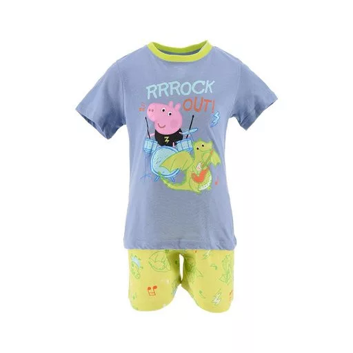 Peppa malac Rock Out gyerek rövid pizsama 3 - 6 év / 98 - 116 cm
