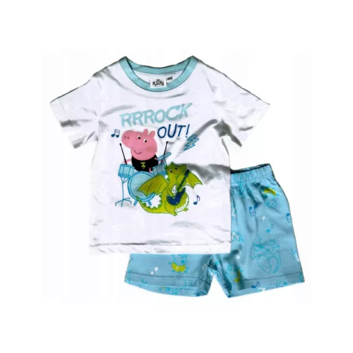 Peppa malac Rock Out gyerek rövid pizsama 3 - 6 év / 98 - 116 cm