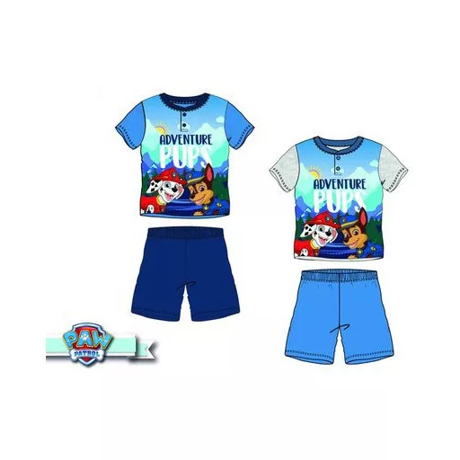 Mancs Őrjárat Adventure Pups gyerek rövid pizsama 3 - 8 év / 98 - 128 cm
