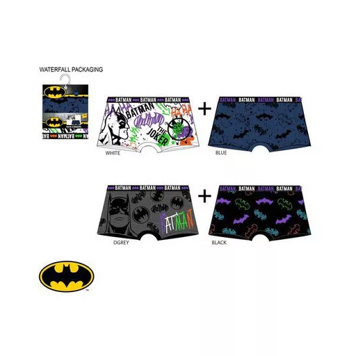 Batman Joker gyerek boxeralsó 2 darab/csomag 2 - 8 év / 92 - 128 cm