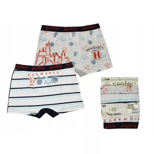 Harry Potter Castle gyerek boxeralsó 2 darab/csomag 6 - 12 év / 116 - 152 cm