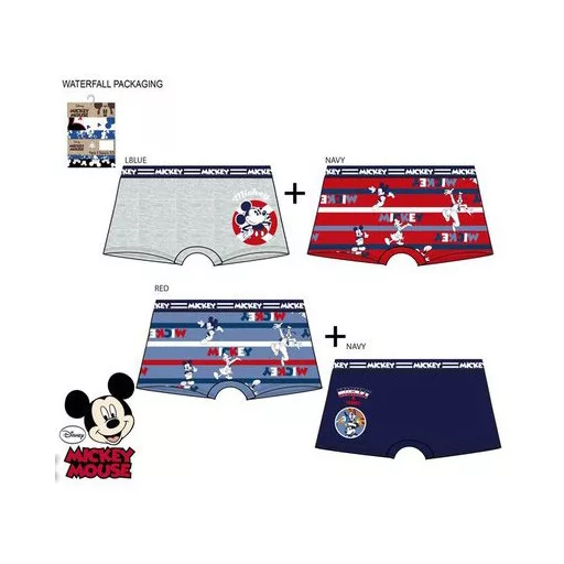Disney Mickey Motion gyerek boxeralsó 2 darab/csomag 2 - 8 év / 92 - 128 cm