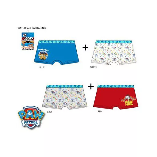 Mancs Őrjárat Happy gyerek boxeralsó 2 darab/csomag 2 - 8 év / 92 - 128 cm