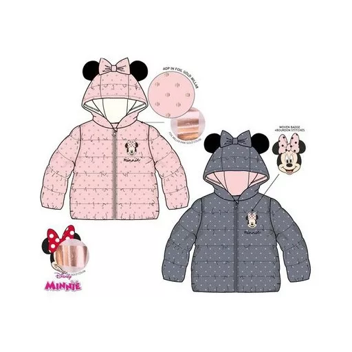 Disney Minnie Dots baba bélelt kabát 6-24 hó