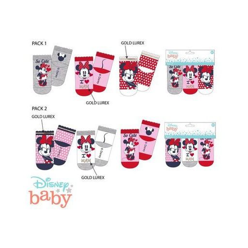 Disney Minnie Love Mam baba zokni 0-12 hó