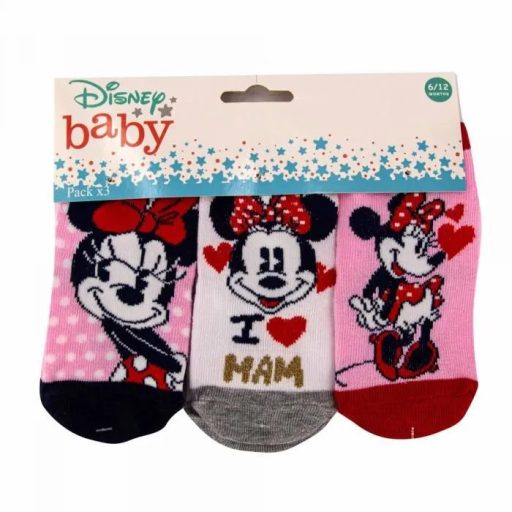 Disney Minnie Love Mam baba zokni 0-12 hó