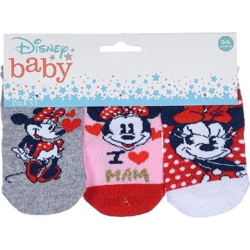 Disney Minnie Love Mam baba zokni 0-12 hó