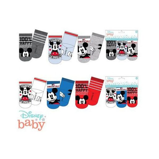 Disney Mickey Genius baba zokni 0-12 hó