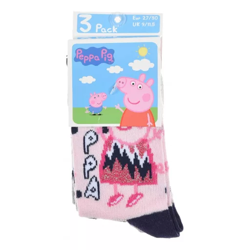 Peppa malac Sparkle Steps gyerek zokni  23-34