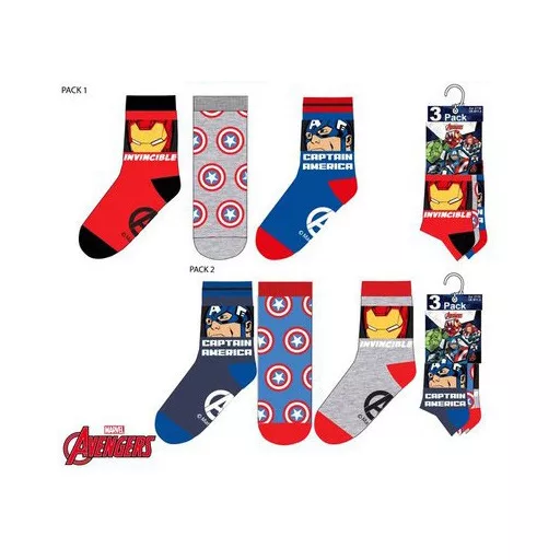 Bosszúállók Shield gyerek zokni 23-34