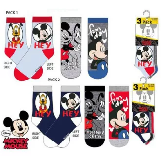 Disney Mickey Crew gyerek zokni 23-34