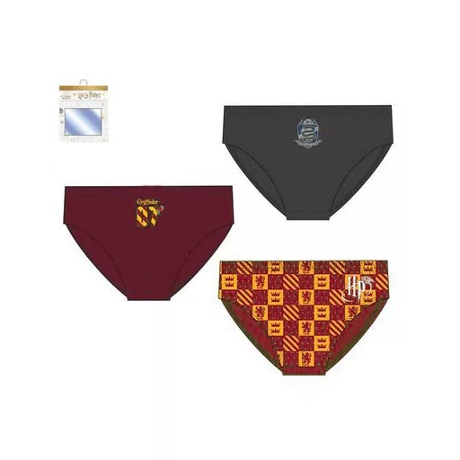 Harry Potter Gryffindor gyerek fehérnemű, alsó 3 darab/csomag 2 - 8 év / 92 - 128 cm