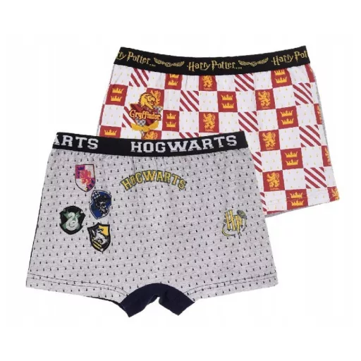 Harry Potter Houses gyerek boxeralsó 2 darab/csomag 6 - 12 év / 116 - 152 cm