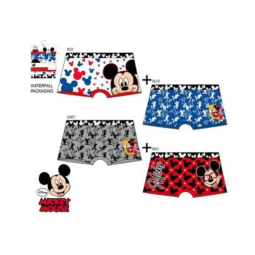 Disney Mickey Clever gyerek boxeralsó 2 darab/csomag 2 - 8 év / 92 - 128 cm