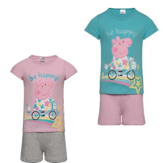   Peppa malac Bike gyerek rövid pizsama 3 - 6 év / 98 - 116 cm