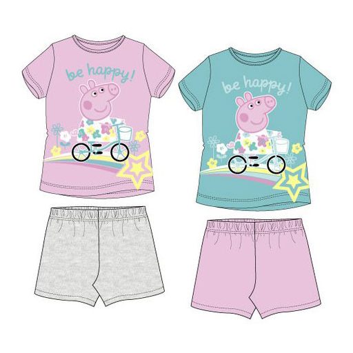 Peppa malac Bike gyerek rövid pizsama 3 - 6 év / 98 - 116 cm