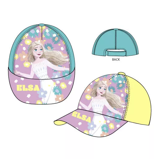Disney Jégvarázs Elsa Flower gyerek baseball sapka 52-54 cm
