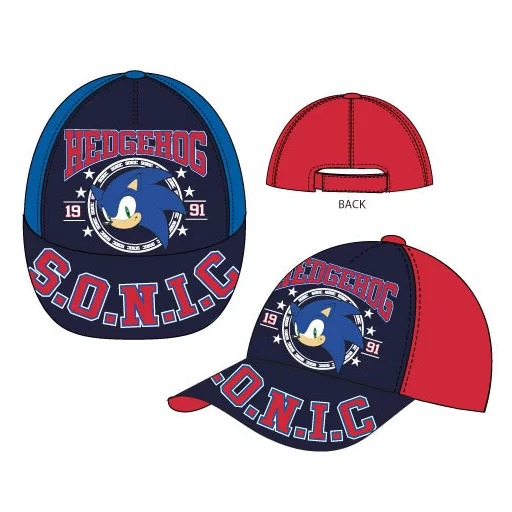Sonic a sündisznó Turbo gyerek baseball sapka 52-54 cm
