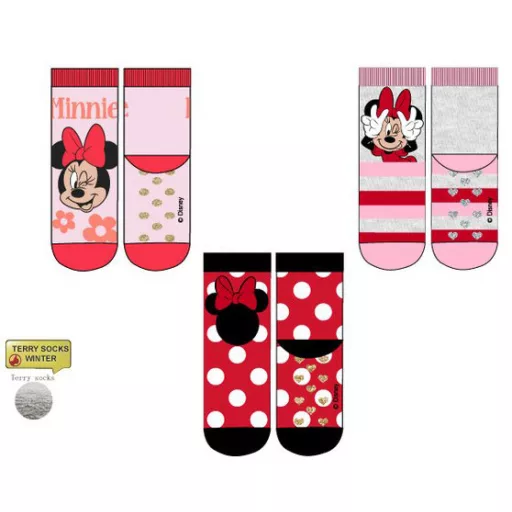 Disney Minnie Dotty Delight gyerek vastag csúszásgátlós zokni 23-34