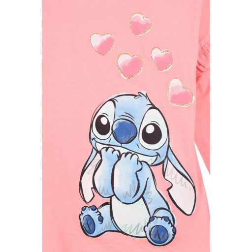 Disney Lilo és Stitch, A csillagkutya Cutie gyerek hosszú póló, felső 3 - 8 év / 98 - 128 cm