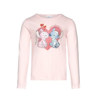   Disney Lilo és Stitch, A csillagkutya Love Light gyerek hosszú póló, felső 3 - 8 év / 98 - 128 cm