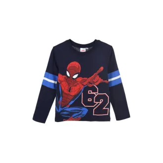   Pókember Navy gyerek hosszú póló, felső 3 - 8 év / 98 - 128 cm