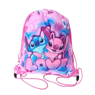   Disney Lilo és Stitch, A csillagkutya Love sporttáska, tornazsák 37 cm