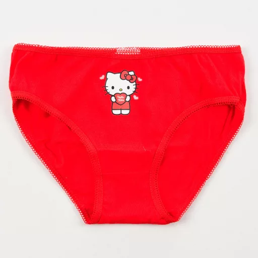 Hello Kitty Hearts gyerek fehérnemű, bugyi 3 darab/csomag 3 - 8 év / 98 - 128 cm