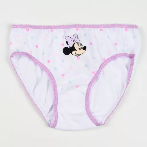 Disney Minnie Purple gyerek fehérnemű, bugyi 3 darab/csomag 3 - 8 év / 98 - 128 cm