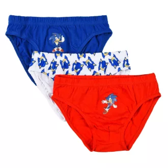  Sonic a sündisznó Gotta Go gyerek fehérnemű, alsó 3 darab/csomag 3 - 8 év / 98 - 128 cm