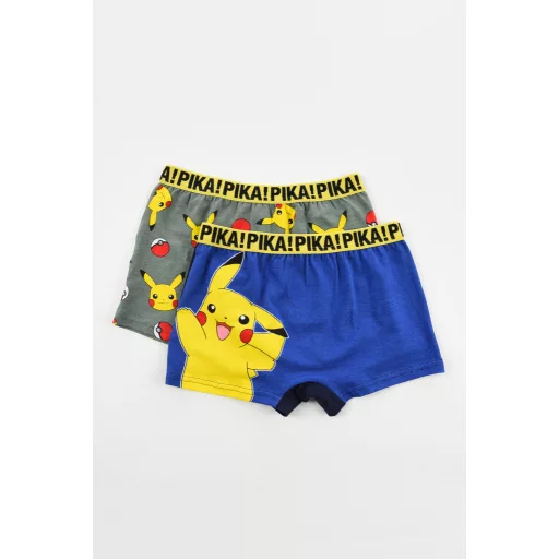 Pokémon Pika gyerek boxeralsó 2 darab/csomag 4 - 10 év / 104 - 140 cm