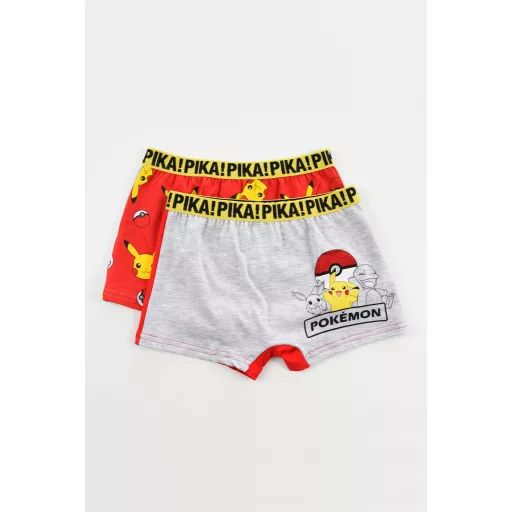 Pokémon Pika gyerek boxeralsó 2 darab/csomag 4 - 10 év / 104 - 140 cm