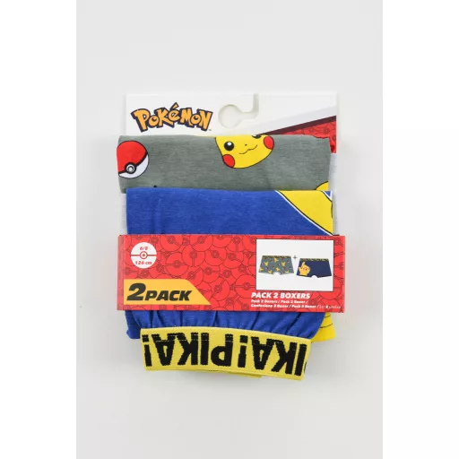 Pokémon Pika gyerek boxeralsó 2 darab/csomag 4 - 10 év / 104 - 140 cm