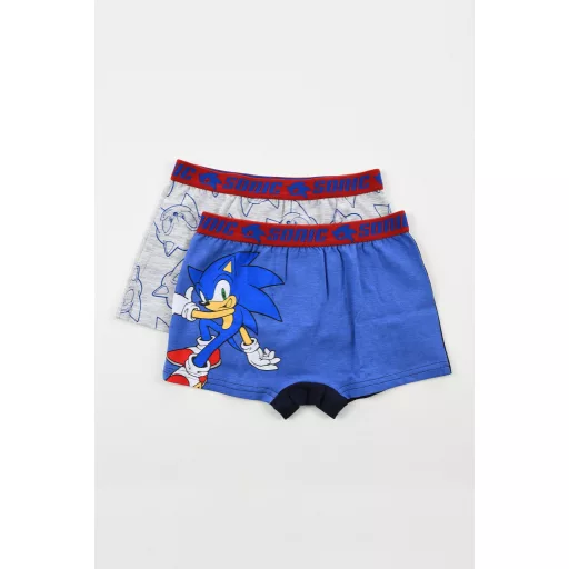 Sonic a sündisznó Face gyerek boxeralsó 2 darab/csomag 3 - 8 év / 98 - 128 cm