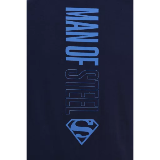 Superman Man of Steel férfi rövid póló, felső L