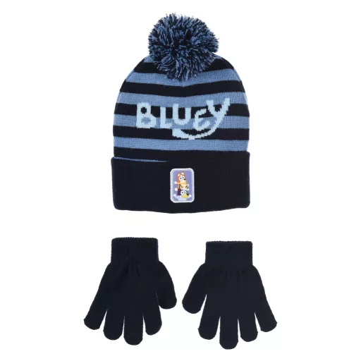 Bluey Blue gyerek sapka + kesztyű szett 52-54 cm