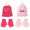 Barbie Pink flitteres gyerek sapka + kesztyű szett 52-54 cm