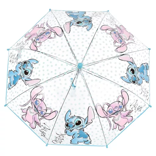 Disney Lilo és Stitch, A csillagkutya Angel gyerek átlátszó esernyő Ø72 cm