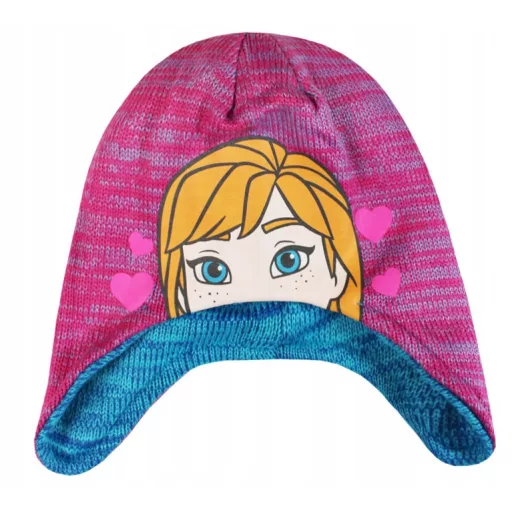 Disney Jégvarázs Sisters kifordítható gyerek sapka 52-54 cm