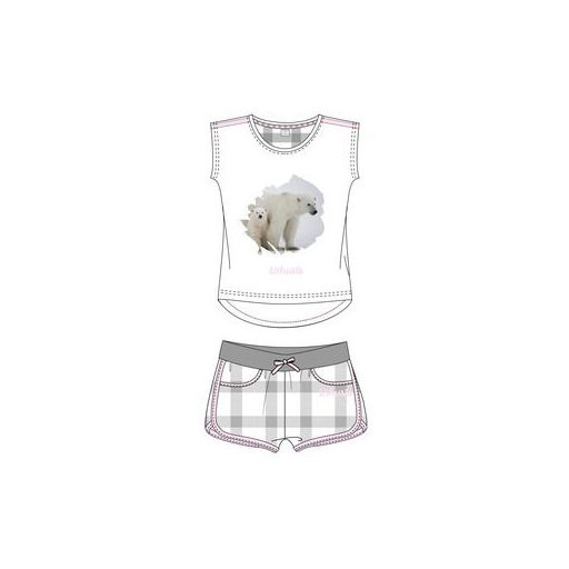 Ushuaia Jegesmedve Grey női rövid pizsama S-XXL